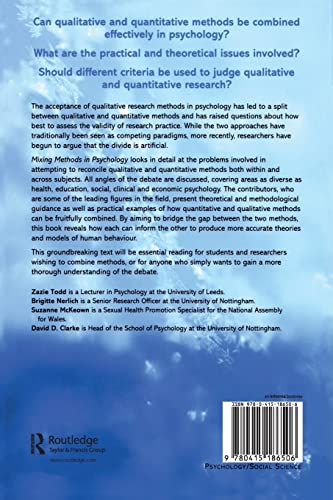 Mixing Methods in Psychology,Used