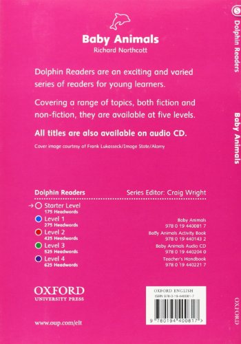 Dolphin Readers: Starter Level: 175Word VocabularyBaby Animals,Used