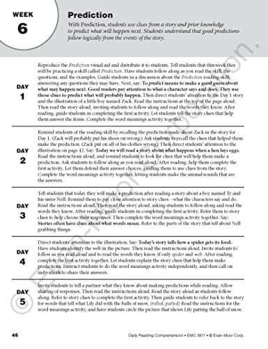 EvanMoor Daily Reading Comprehension, Grade 1  Homeschooling & Classroom Resource Workbook, Reproducible Worksheets, Teaching ,Used