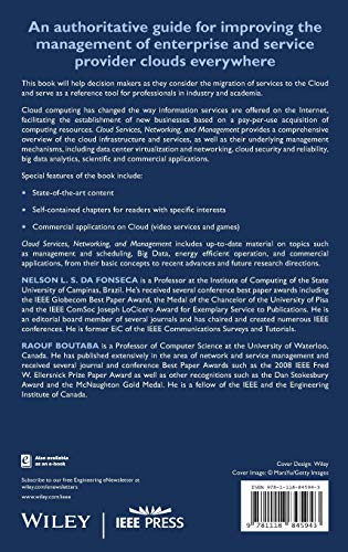 Cloud Services, Networking, and Management (IEEE Press Networks and Service Management),Used