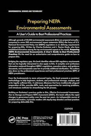 Preparing NEPA Environmental Assessments: A User's Guide to Best Professional Practices,Used