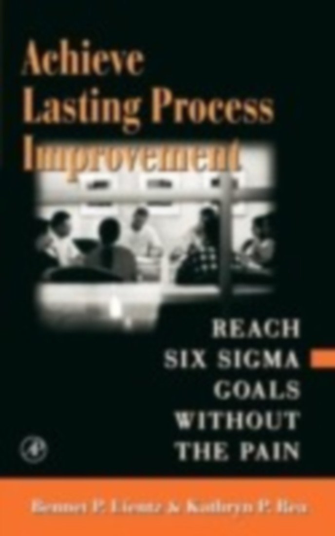 Achieve Lasting Process Improvement: Reach Six Sigma Goals without the Pain,Used