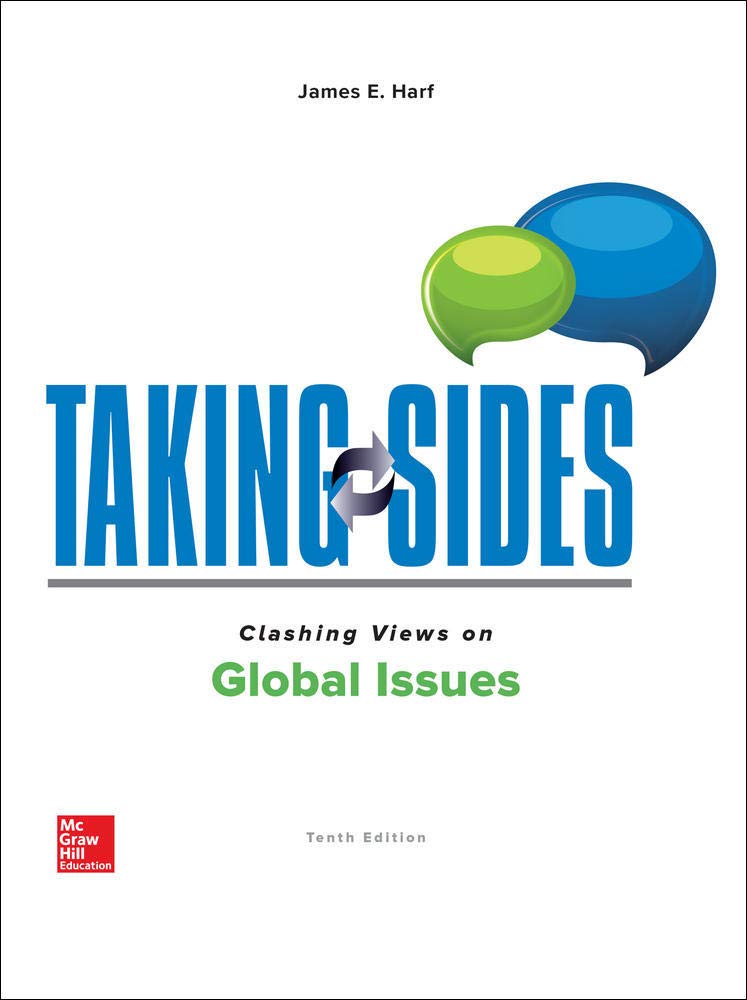 Taking Sides: Clashing Views On Global Issues,New
