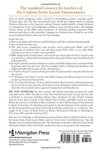 The New International Lesson Annual: September 2015  August 2016 (Uniform Series Lesson Commentaries),Used