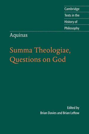 Aquinas: Summa Theologiae, Questions on God (Cambridge Texts in the History of Philosophy),Used