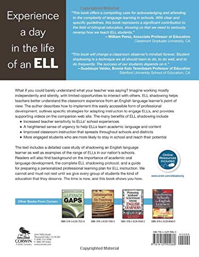 ELL Shadowing as a Catalyst for Change,Used