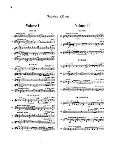 Sonata Album, Vol 1 (Kalmus Edition, Vol 1),Used