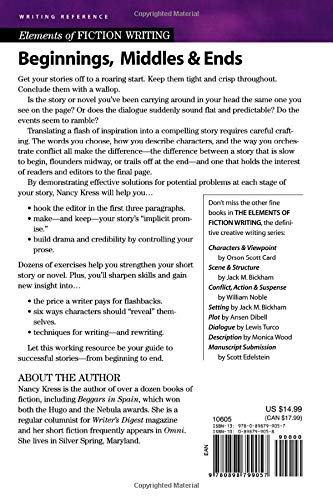 Elements of Fiction Writing  Beginnings, Middles & Ends,New