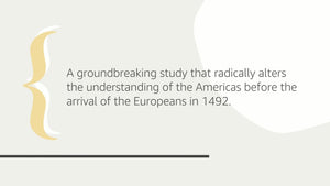 1491: New Revelations of the Americas Before Columbus,Used
