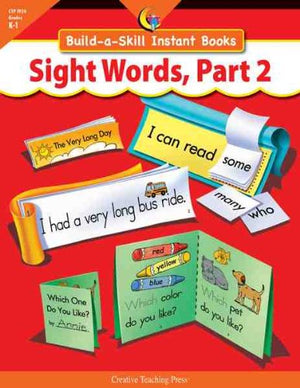 SIGHT WORDS PART 2, BUILDASKILL INSTANT BOOKS,Used