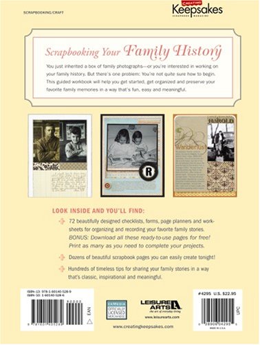 Creating Keepsakes: Scrapbooking Your Family History: (Leisure Arts #4295),Used