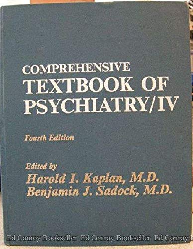 Comprehensive textbook of psychiatry/IV,Used