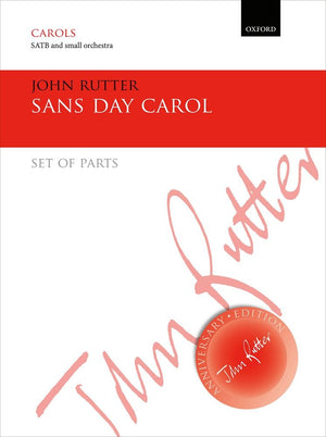 Sans Day Carol (John Rutter Anniversary Edition),Used