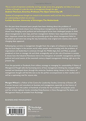 A History of Management Thought,Used