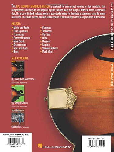 Hal Leonard Mandolin Method  Book 2,Used