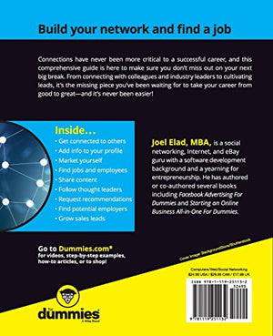 Linkedin Fd, 4e (For Dummies),Used
