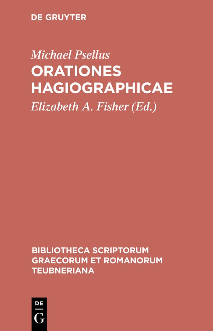 Orationes hagiographicae (Bibliotheca scriptorum Graecorum et Romanorum Teubneriana) (Ancient Greek Edition),Used
