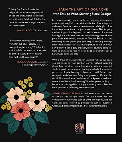Painting Florals with Gouache: An Introduction to Creating Beautiful Botanical Artwork,Used