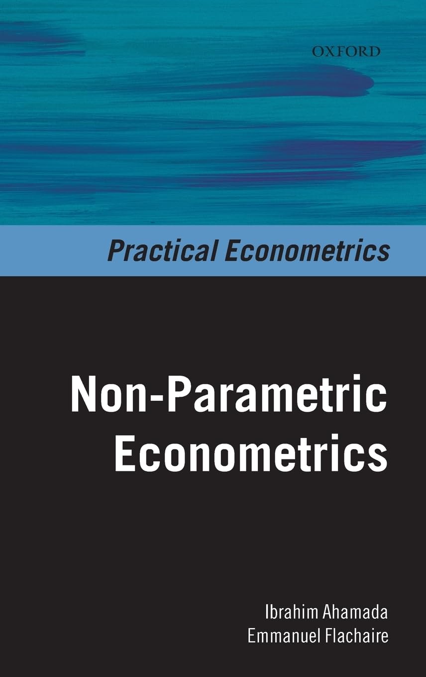 Nonparametric Econometrics (Practical Econometrics),Used