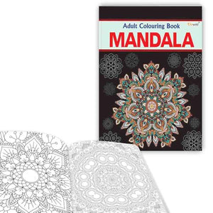 Mandala - Adult Colouring Book : Elegant Mandala Art For Colouring, Designs For Adult Relaxation, Beautiful Coloring Book, Peaceful Art For Relaxation
