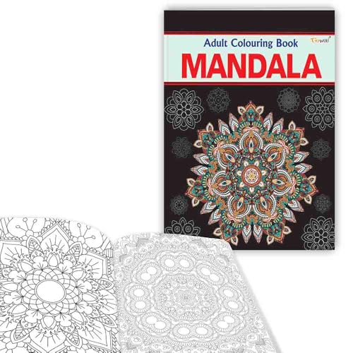 Mandala - Adult Colouring Book : Elegant Mandala Art For Colouring, Designs For Adult Relaxation, Beautiful Coloring Book, Peaceful Art For Relaxation