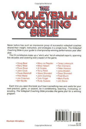 The Volleyball Coaching Bible (The Coaching Bible),New