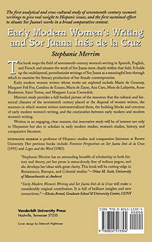 Early Modern Women's Writing and Sor Juana Ines de la Cruz,Used
