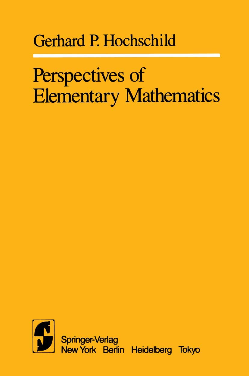 Perspectives of Elementary Mathematics,Used