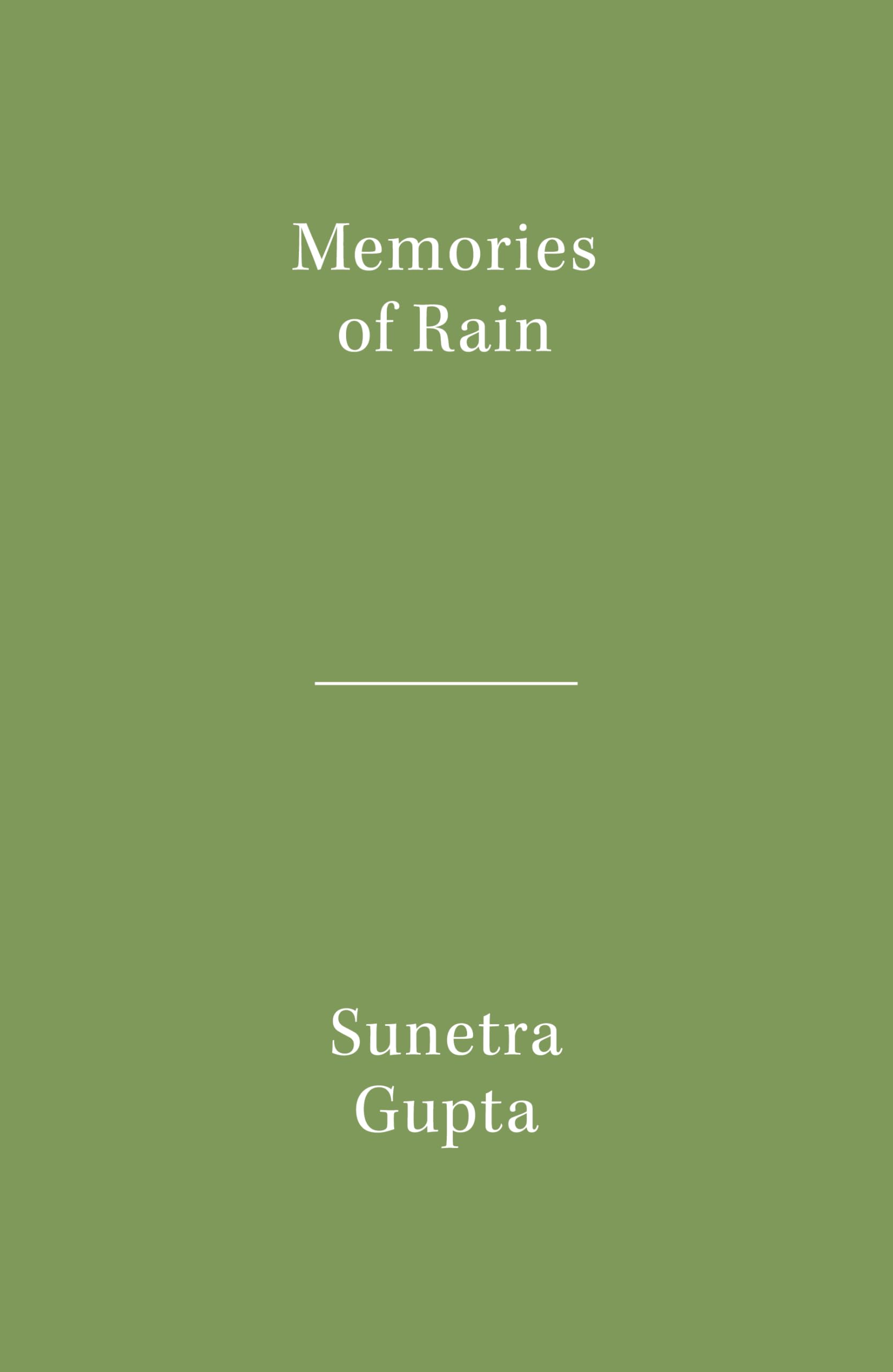 Memories Of Rain (Literary Activism Series)