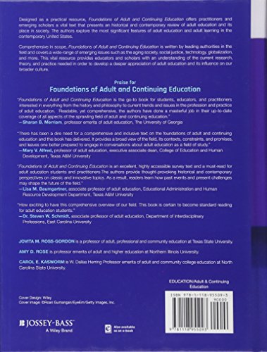 Foundations Of Adult And Continuing Education