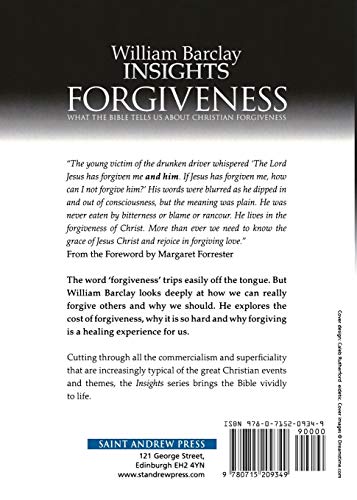Forgiveness: What the Bible Tells Us About Forgiveness (Insights),Used