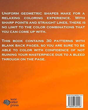 Geometric Patterns Coloring Book Volume 1 (Coloring Lovers),Used