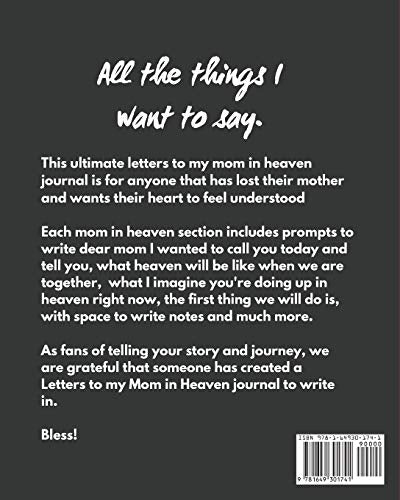 Letters To My Mom In Heaven,Used