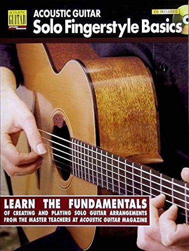 Acoustic Guitar Solo Fingerstyle Basics: Book with Online Audio (Acoustic Guitar Private Lessons),Used