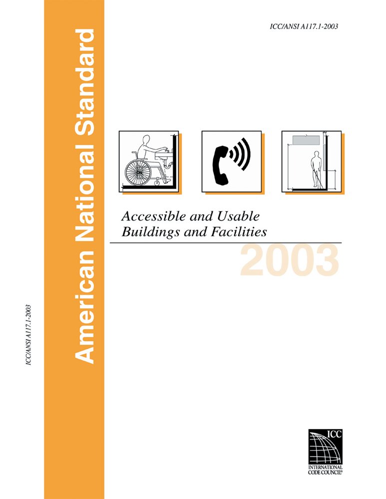 2003 ICC/ANSI Guidelines: For Accessible & Useable Buildings & Facilities (International Code Council Series),Used