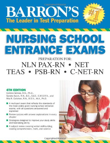 Barron's Nursing School Entrance Exams (Barron's Entrance Exams),New