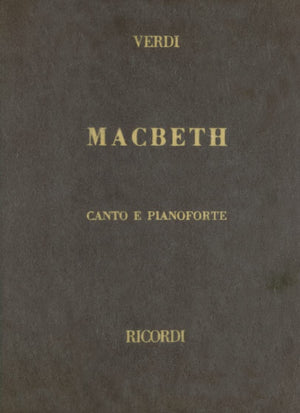 Macbeth, Cloth, It: Vocal Score,Used