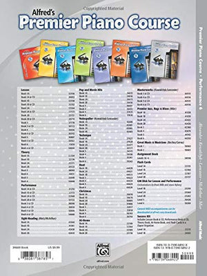 Premier Piano Course Performance, Bk 6: Book & Online Media (Premier Piano Course, Bk 6),Used