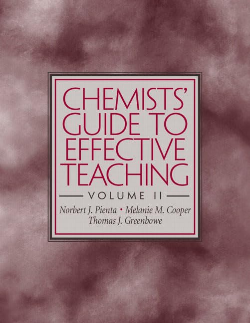 Chemists' Guide to Effective Teaching,New