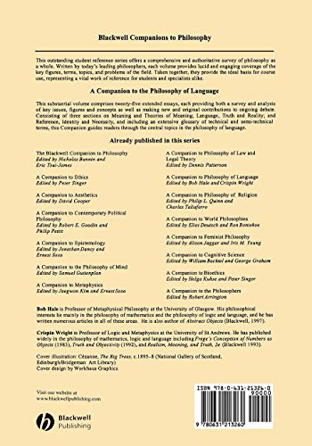 A Companion to the Philosophy of Language,Used