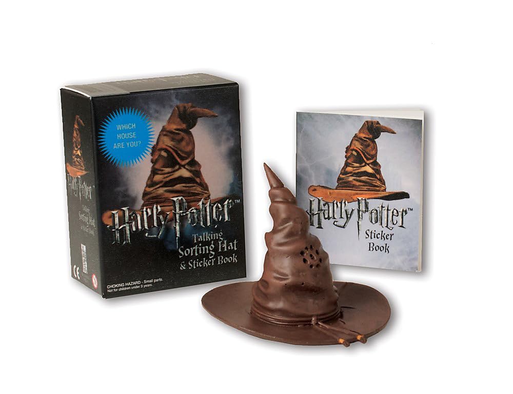 Harry Potter Talking Sorting Hat and Sticker Book: Which House Are You? (RP Minis),Used