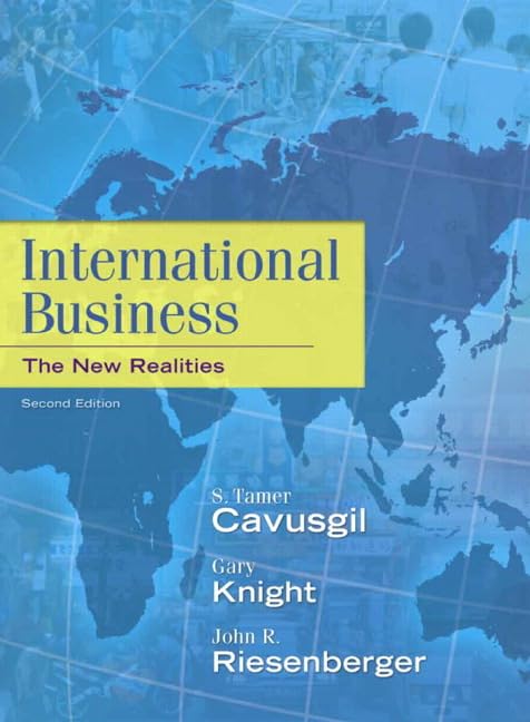 International Business: The New Realities,Used