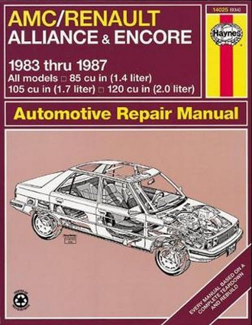AMC/Renault Alliance and Encore (Haynes Manuals),Used