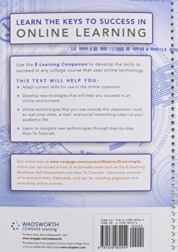 ELearning Companion: A Student's Guide to Online Success (Available Titles CourseMate),Used