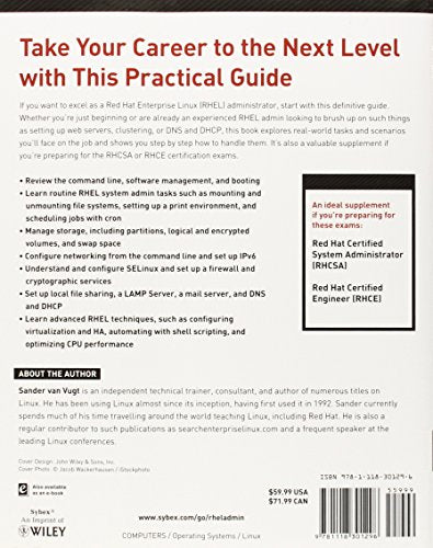 Red Hat Enterprise Linux 6 Administration: Real World Skills for Red Hat Administrators,Used