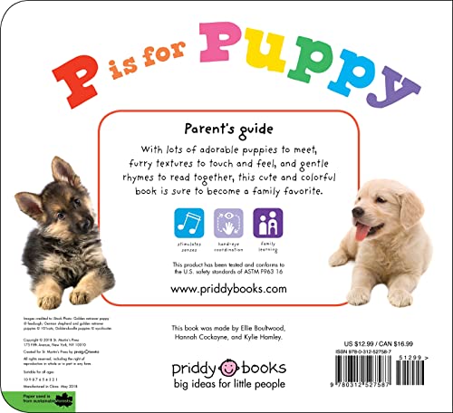 ABC Touch & Feel : P is for Puppy: A book of cuddly puppies to share with your baby (ABC Books),Used