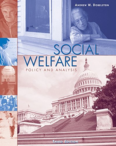 Social Welfare: Policy and Analysis (Social Welfare Policy & History),New