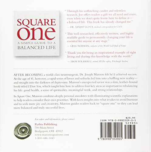 Square One: A Simple Guide To A Balanced Life,Used