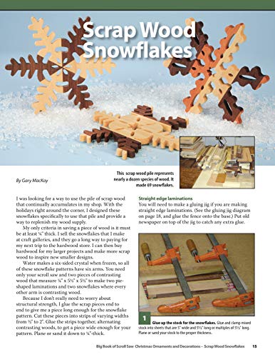 Big Book Of Christmas Ornaments And Decorations: 37 Favorite Projects And Patterns (Fox Chapel Publishing) Scroll Saw Designs Fo,Used