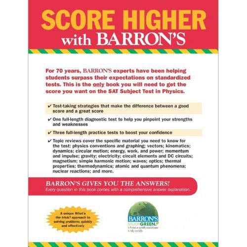 Barron's SAT Subject Test Physics,Used